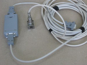 Датчик вибрации для установки на оборудование, с адаптером для подключения к стенду контроля параметров электроприводного оборудования "Крона-517"